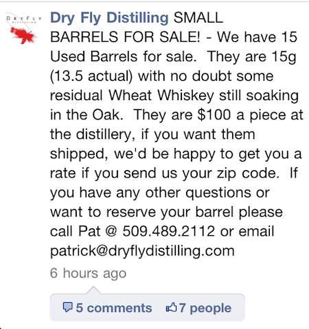 Dry Fly Facebook Post